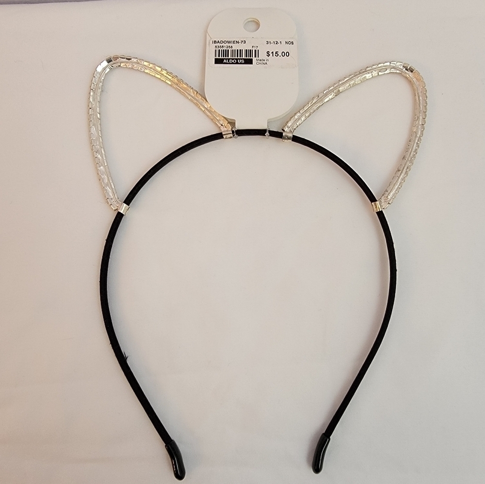 Aldo Rhinestone Cat Ears Headband - Picture 3 of 3
